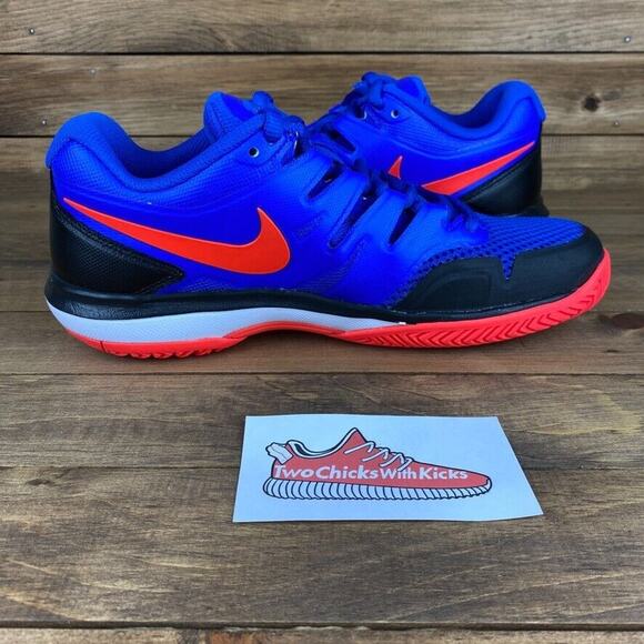 Nike Air Zoom Prestige HC Blue Red Black Tennis Shoes Mens 6.5Y, W 8 AA8020-402 main image 6